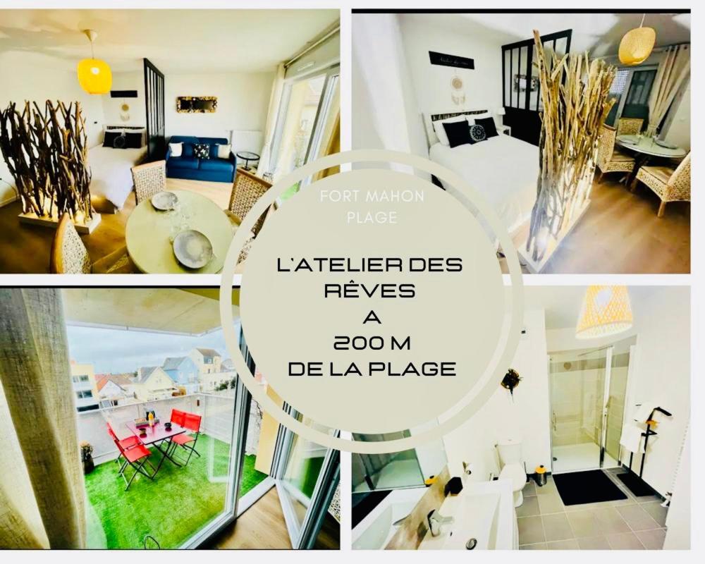 L'Atelier Des Reves A 200 M De La Plage Fort-Mahon-Plage Bagian luar foto